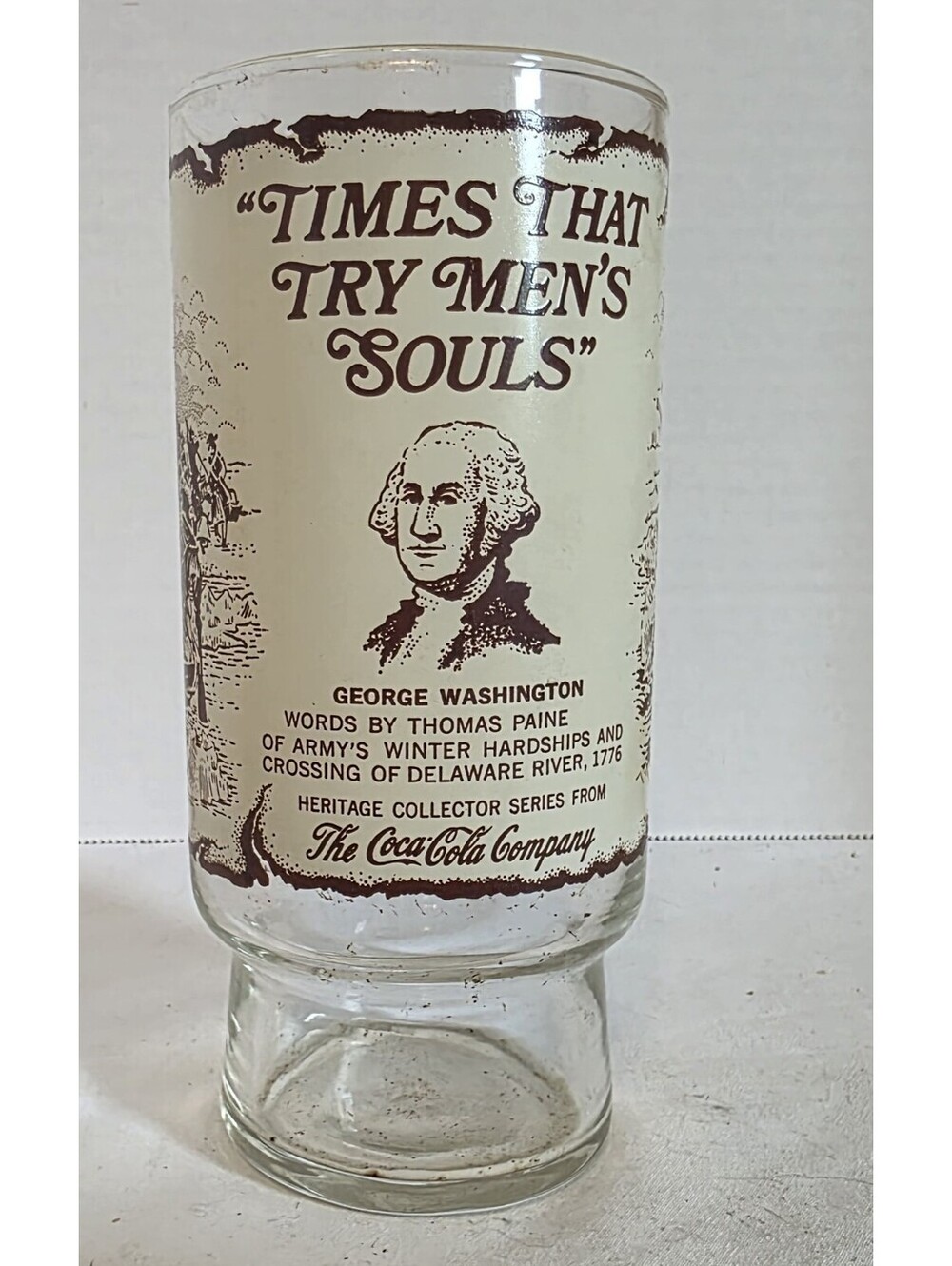Coca-Cola Heritage Collector Series George Washington